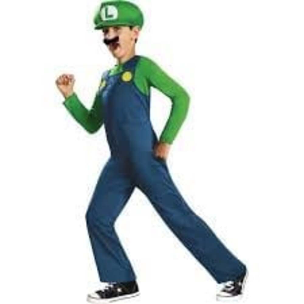 NWT Disguise Super Mario Luigi 3pc Halloween Cosplay Costume
